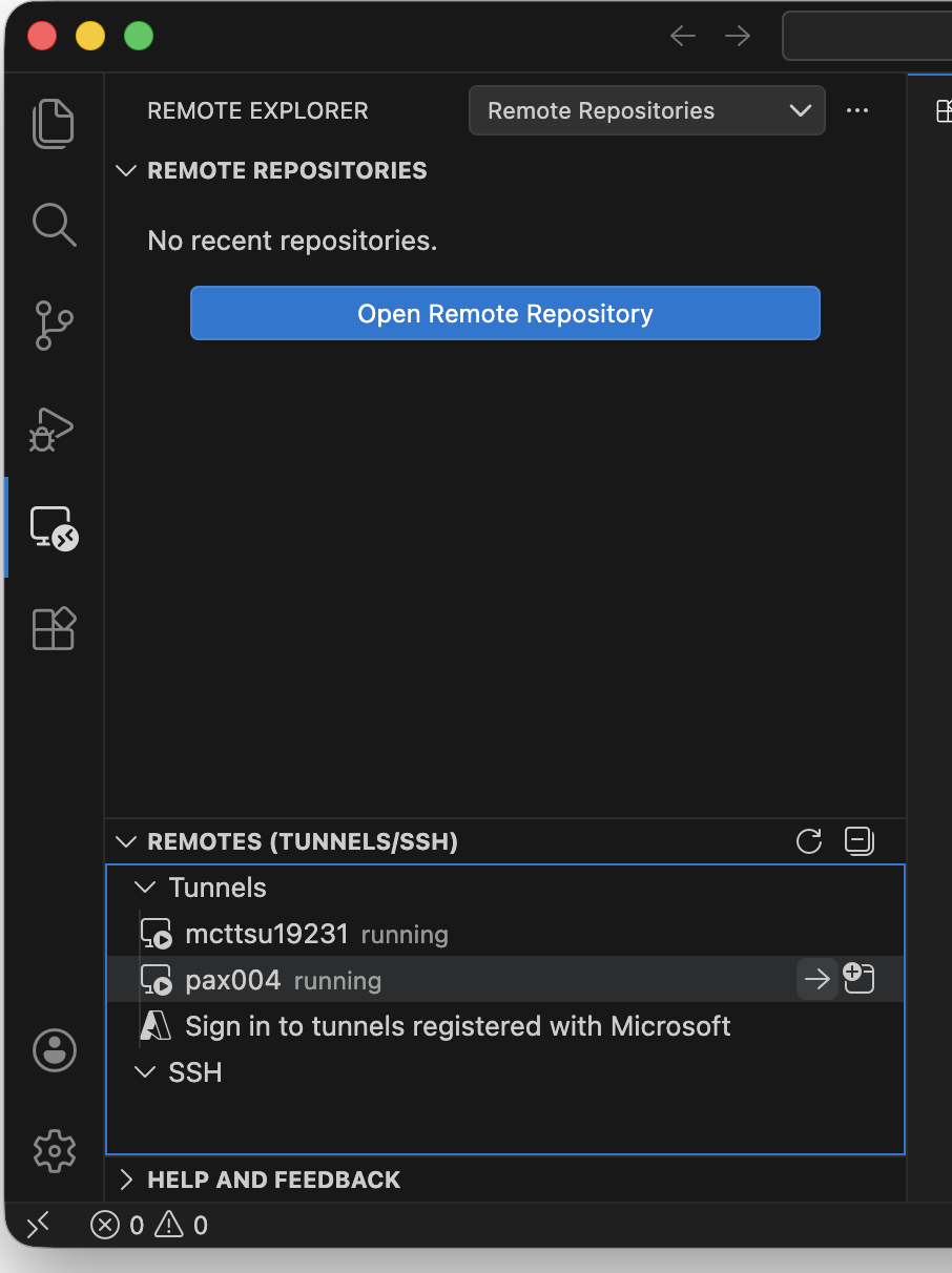 vscodecli-tunnel-local