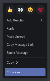 Context Menu Item