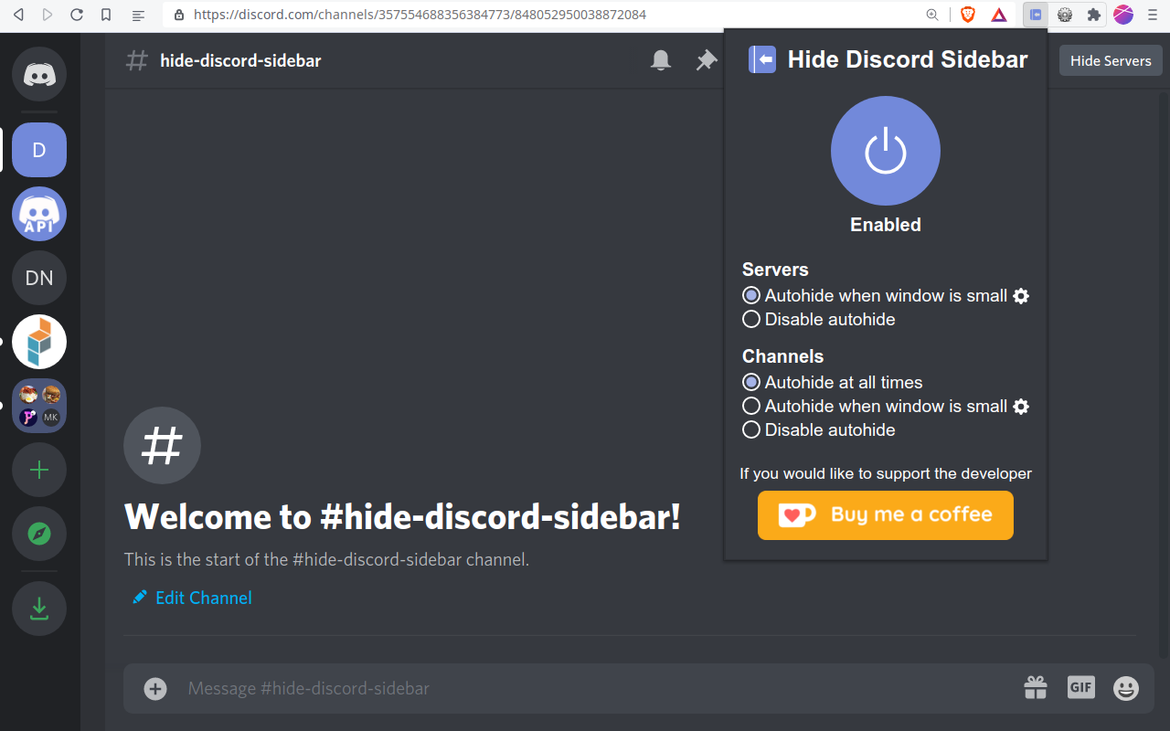 Discord вкладка Plugins. Discord спрятанный текст.