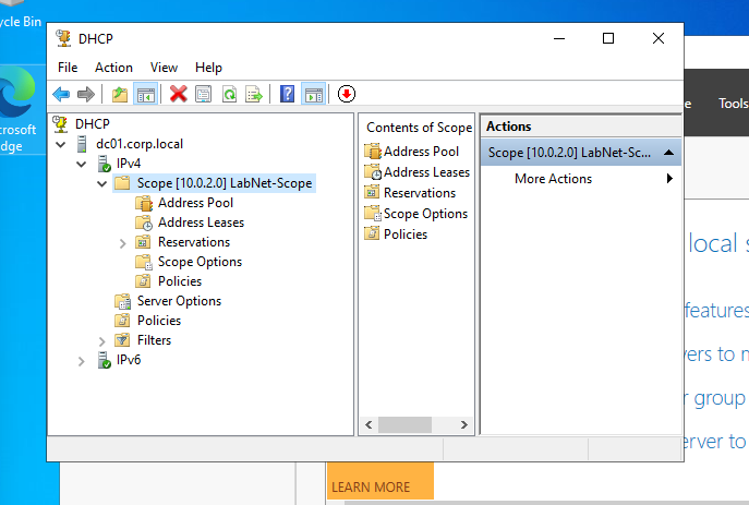 Active Directory Home Lab screenshot