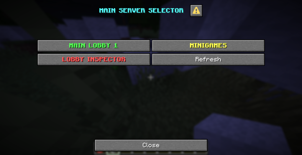 Native Java dialog selector