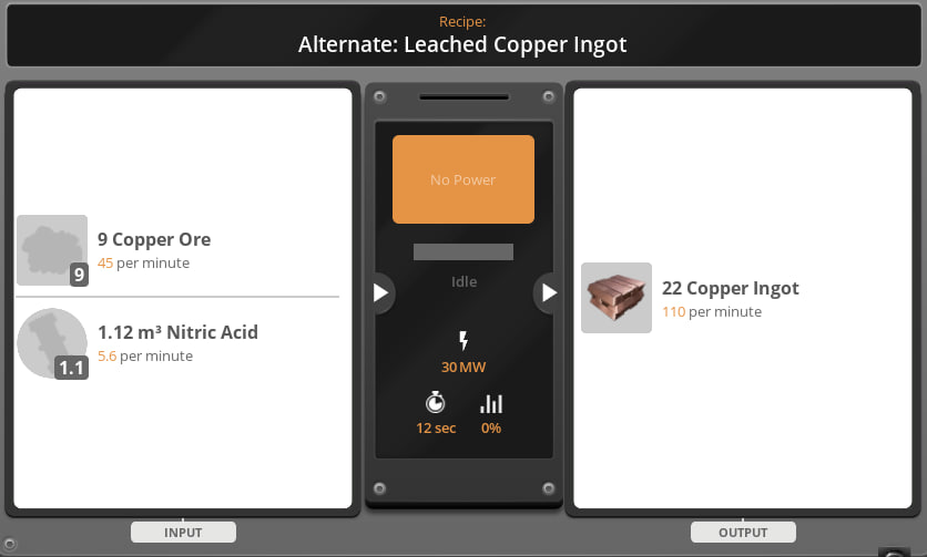 Leached Copper