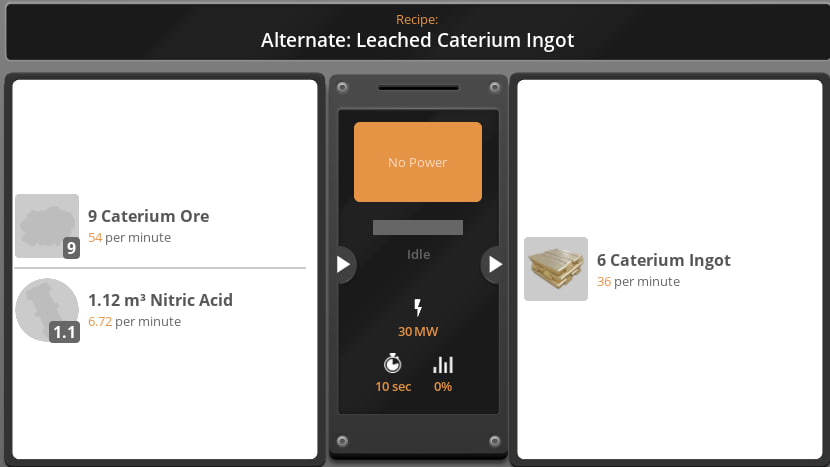 Leached Caterium