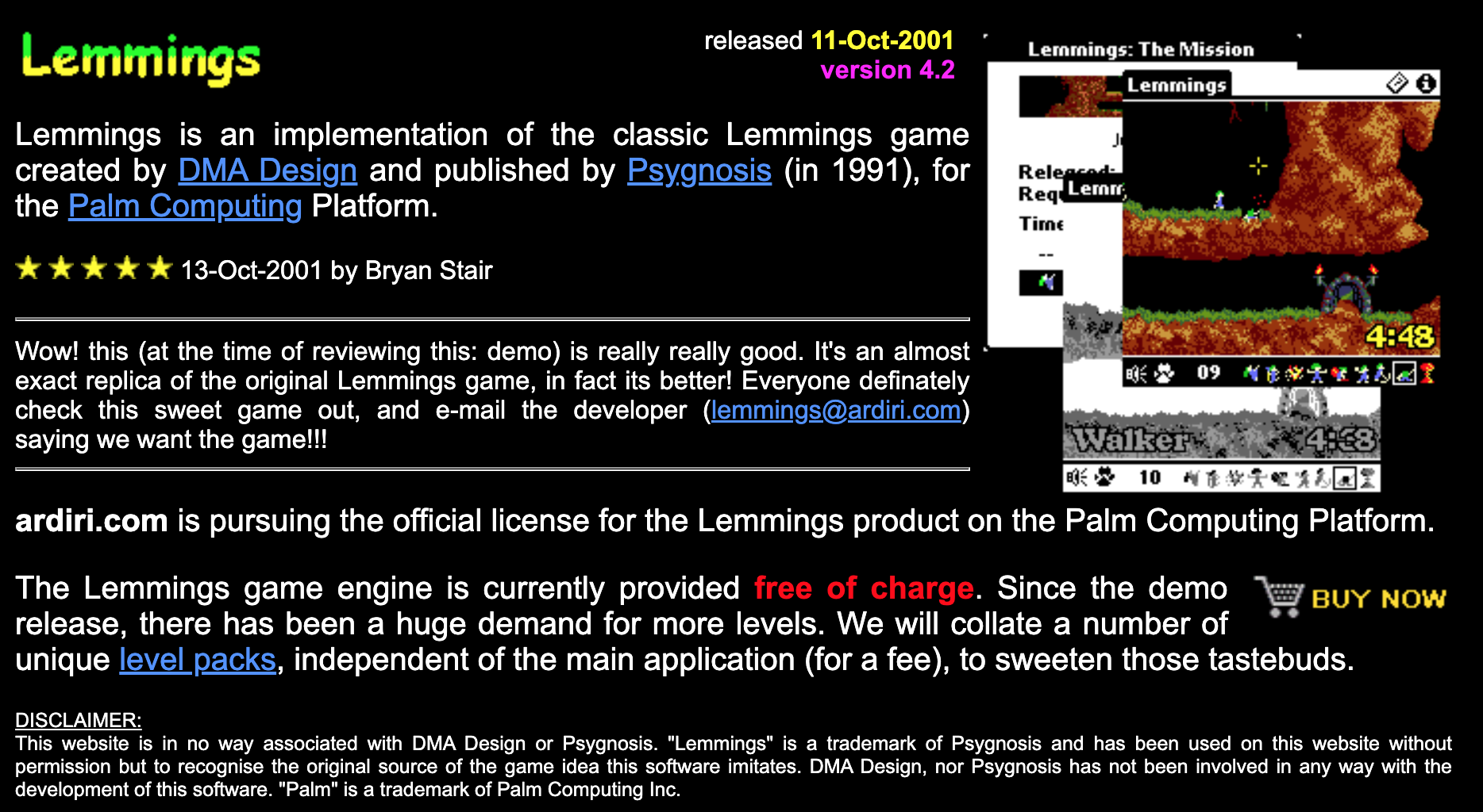 lemmings info