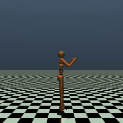 Humanoid-v5 policy trained with SAC