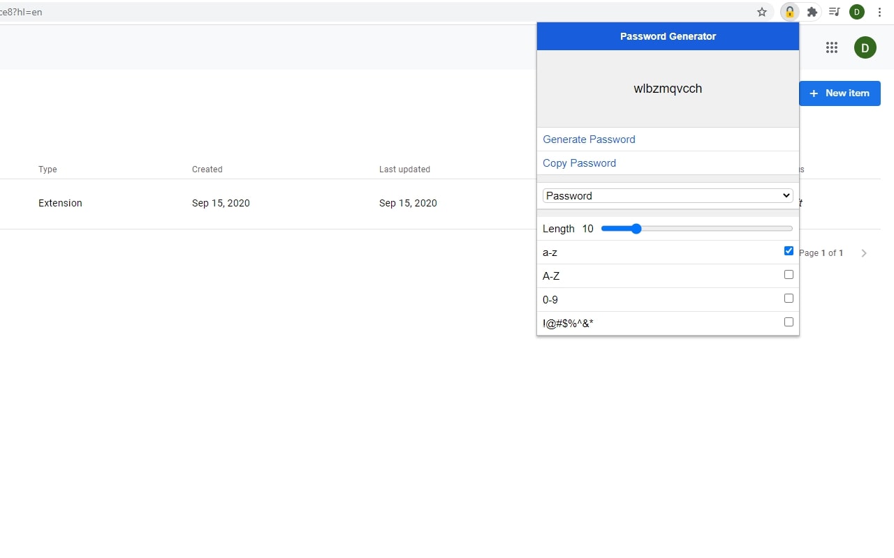 GitHub - DerekShig/PassGen-Extension: Chrome extension to create secure ...