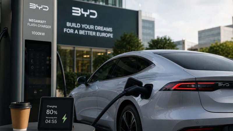 Saját villámtöltő hálózattal törne előre Európában a BYD