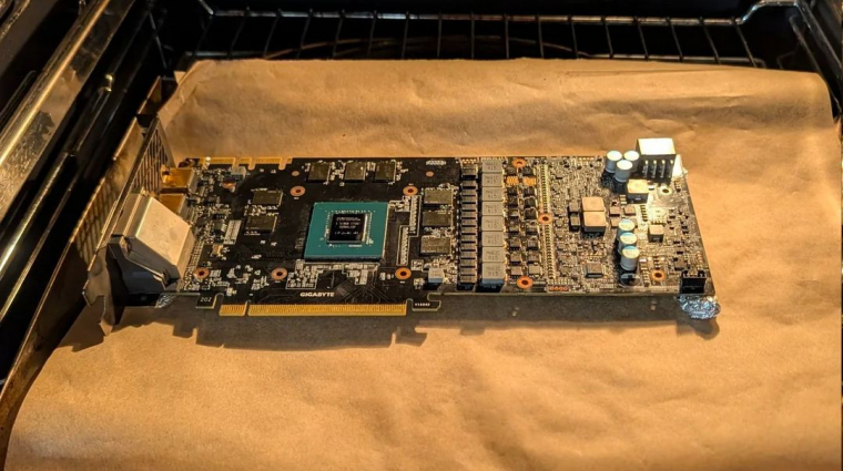 Sütőben javította meg hibás videokártyáját egy felhasználó