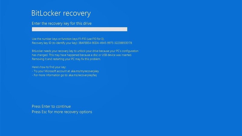 Windows 11 frissítési hiba okoz BitLocker helyreállítási kéréseket