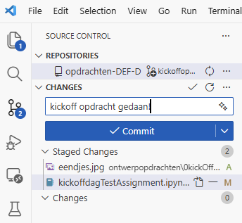 Geüpdate files comitten.