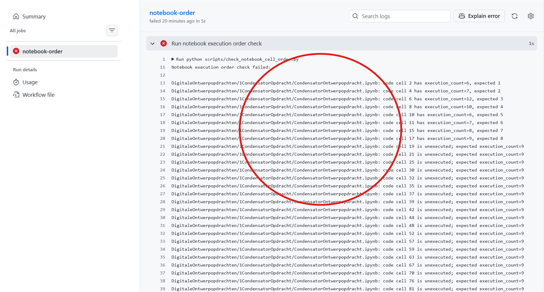 De check is fout, hier kan je naar kijken.