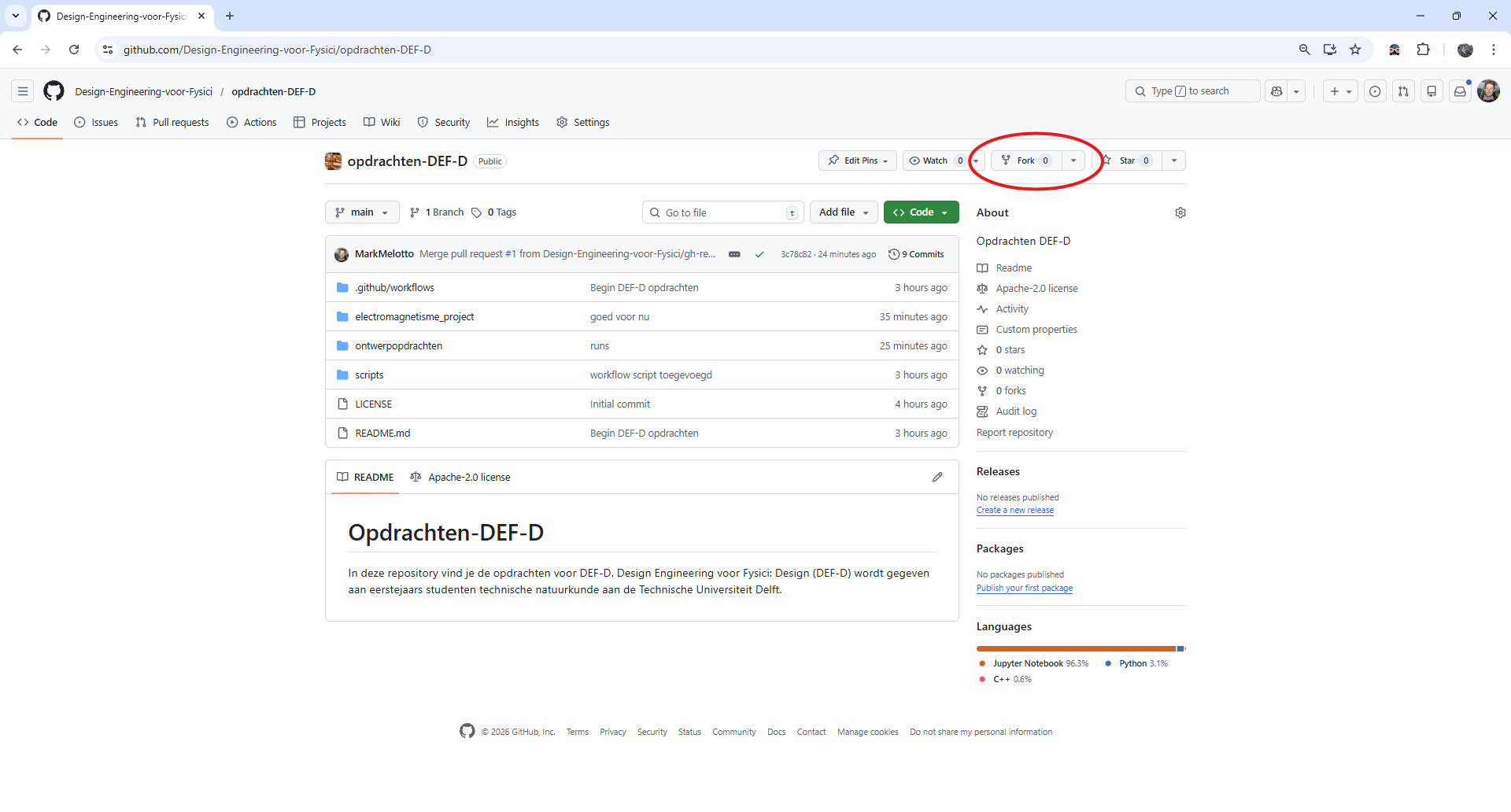Fork: waar doe je dat.