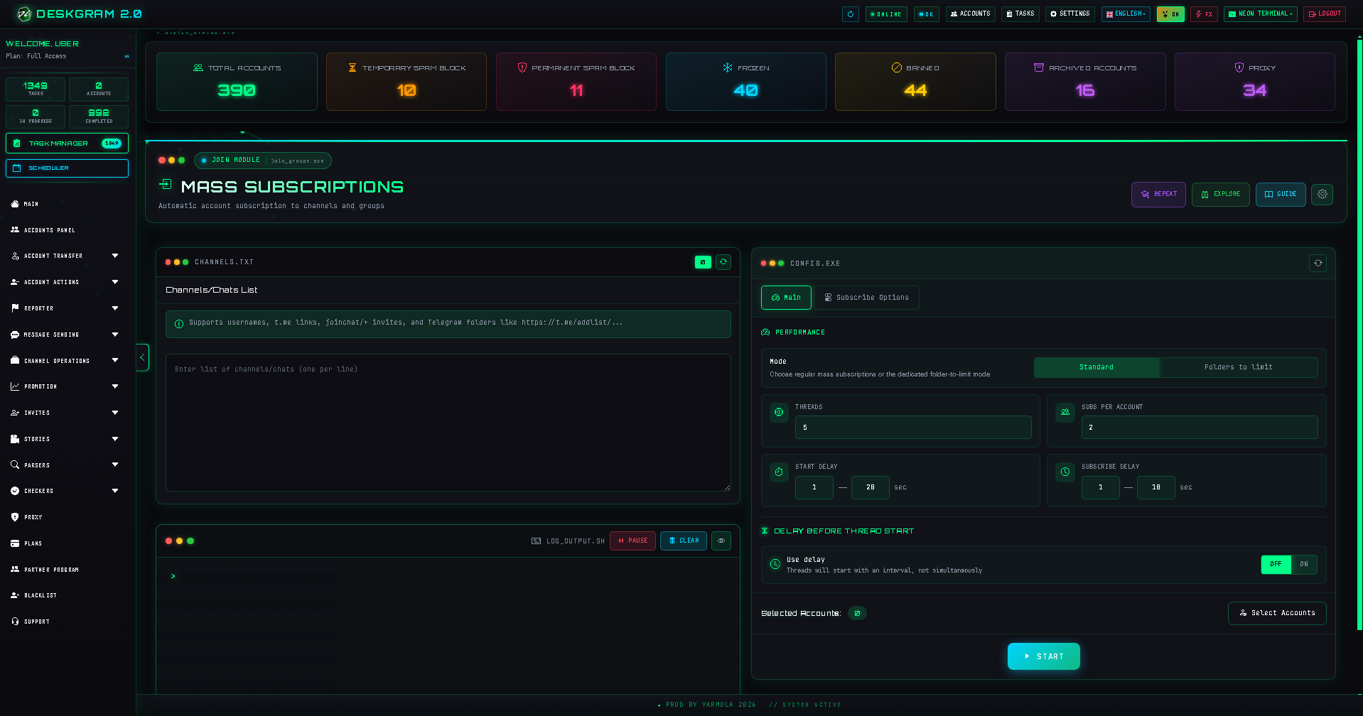 Join groups main screen