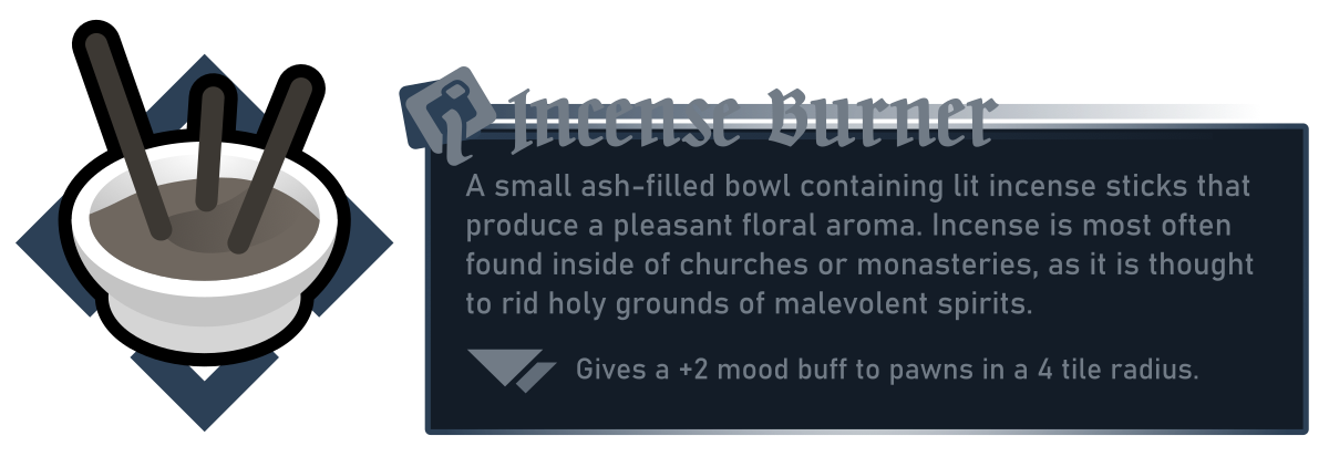 Epochs - Incense Mod ⋆ RimWorld Base