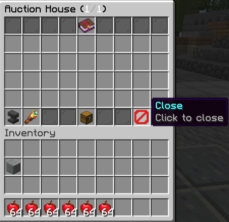 Auction House Close