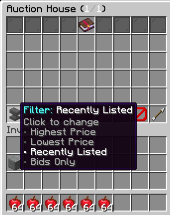 Auction House Filter