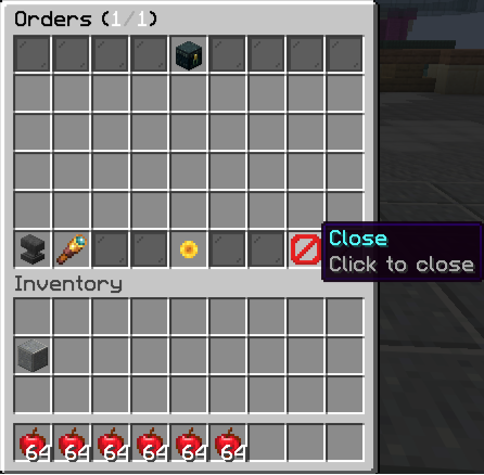 Orders Page Switch