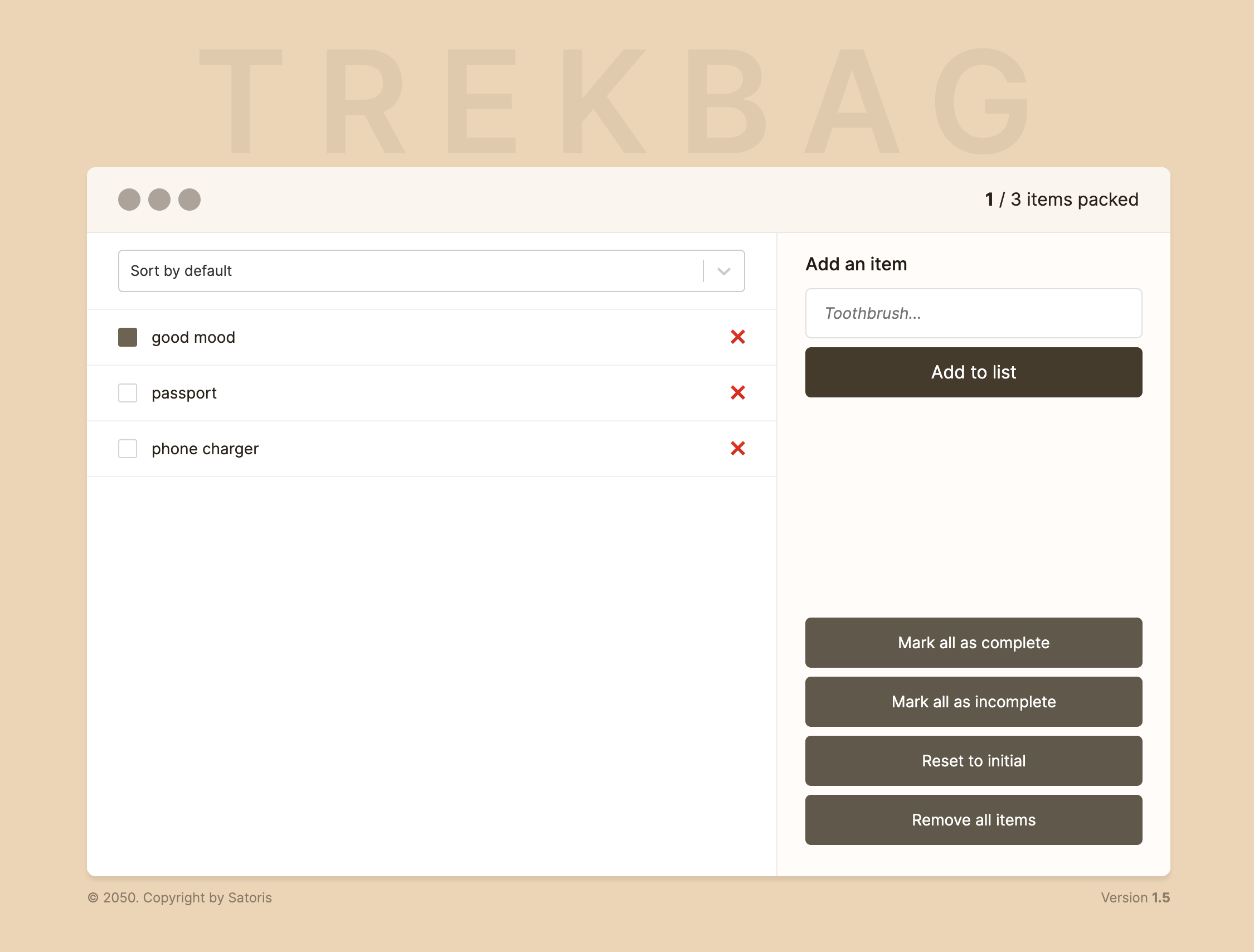 TrekBag