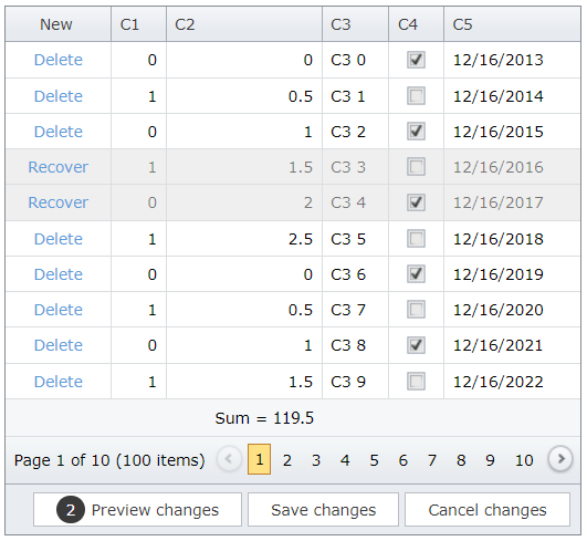 Calculate total summaries in batch edit mode