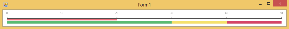 WinForms Linear Gauge with Custom Aspect Ratio