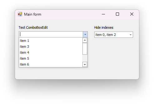 WinForms Data Editors - How to hide items in ComboBoxEdit