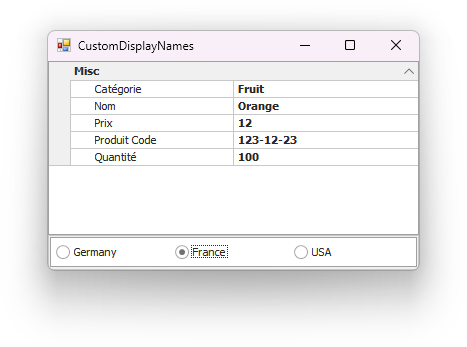 Winforms Property Grid - Property display name localization
