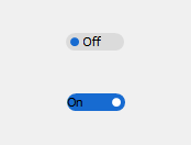 WinForms ToggleSwitch - Display text inside the editor