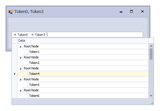 WinForms Token Editor - Create a dropdown with the WinForms TreeList control 