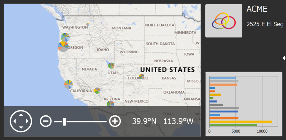 Win Sales Map