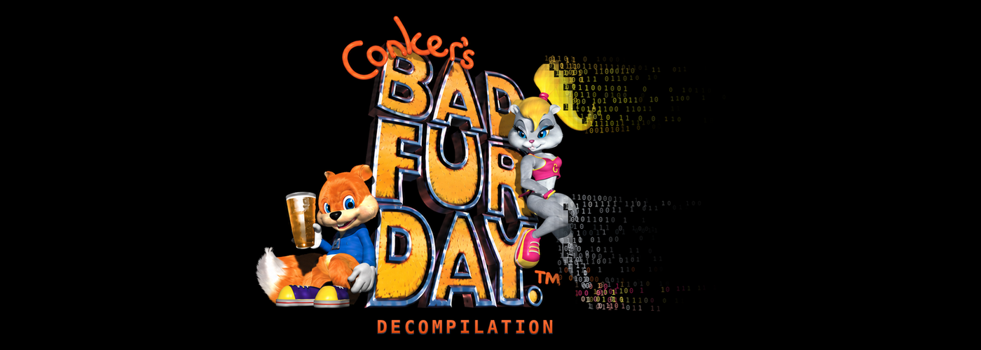 Conker's Bad Fur Day decompilation project logo