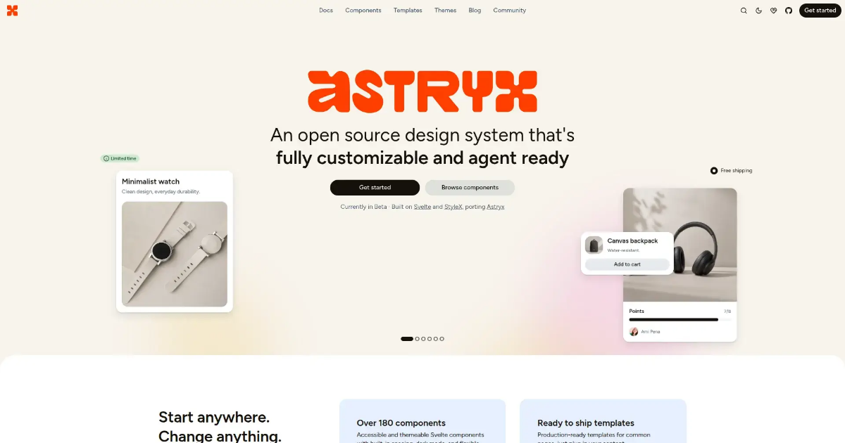 astryx-svelte — Astryx, ported to Svelte 5