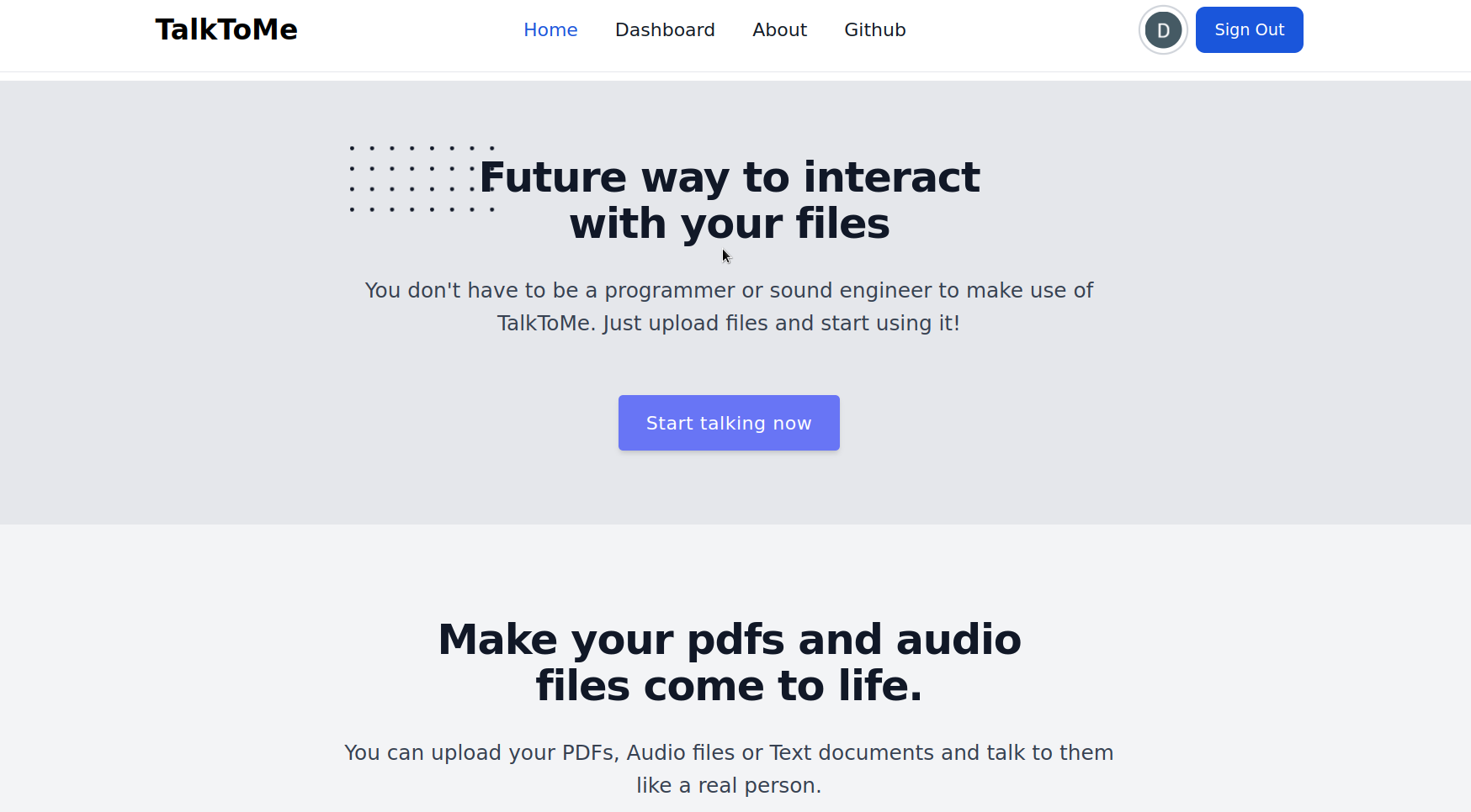 Landing Page