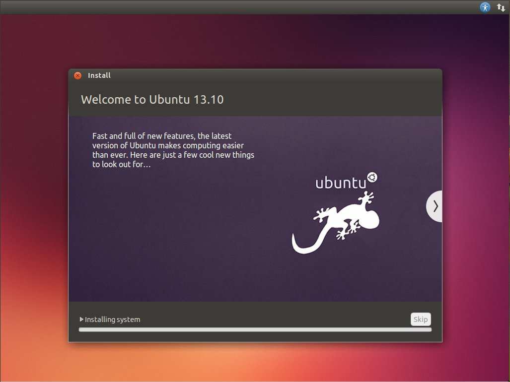 ขั้นตอนการติดตั้ง Ubuntu 13.10 - Preview