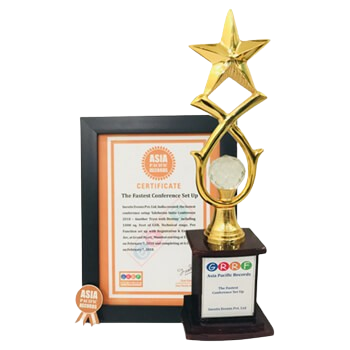 Asia Book of Records for ‘The Fastest Conference Set Up’