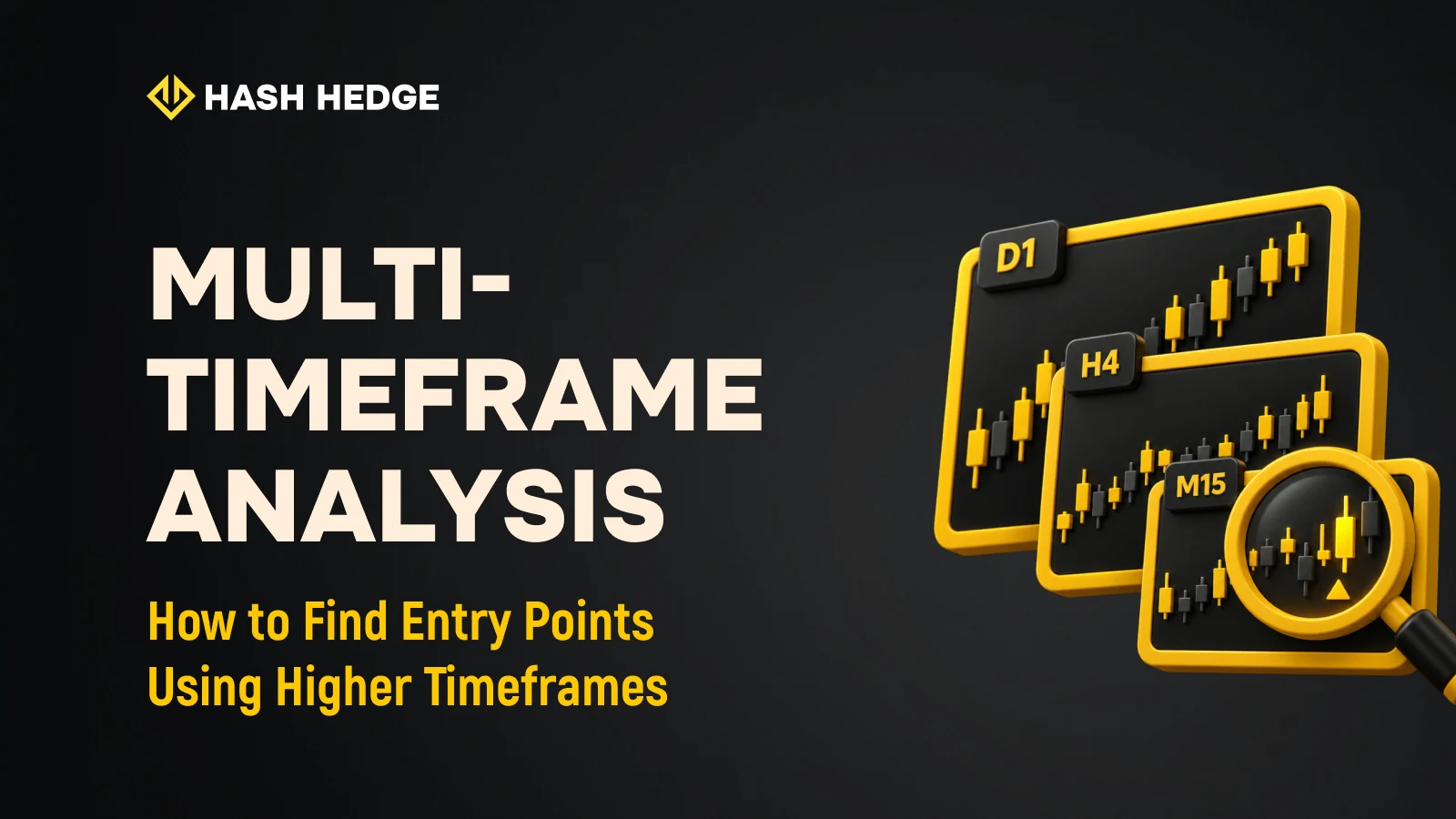 Multi-timeframe analysis in crypto trading: HTF, ITF and LTF