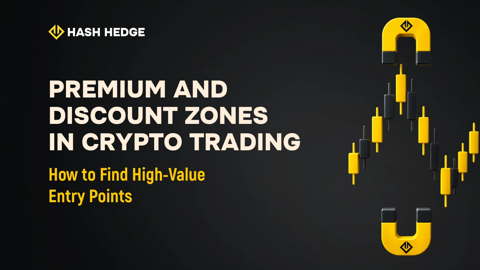 Premium and discount zones in crypto trading: range equilibrium and finding entry points