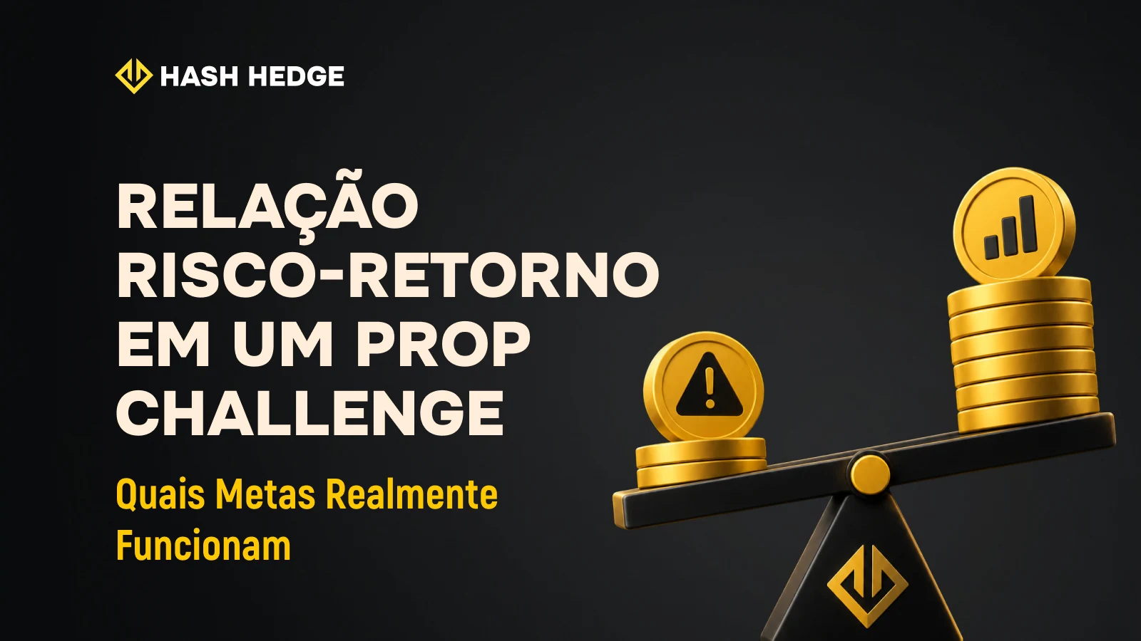Risk-to-reward ratio em um prop challenge: como definir alvos com base na estrutura de mercado