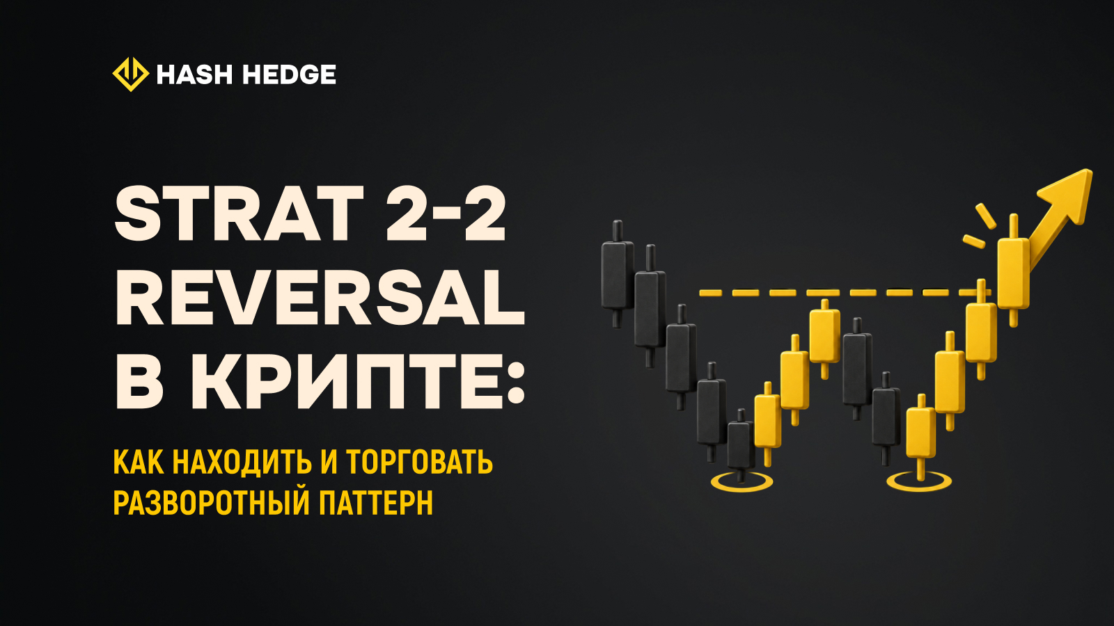 Паттерн Strat 2-2 Reversal на криптографике — разворотная модель из метода The Strat
