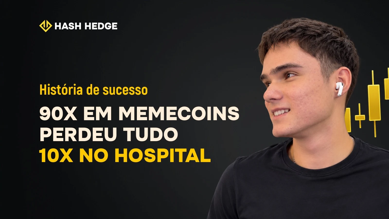 90x em memecoins, a perda de tudo e um 10x do leito de um hospital — a história do trader Amir, de 18 anos