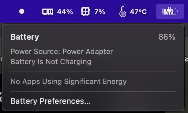 Battery not charging