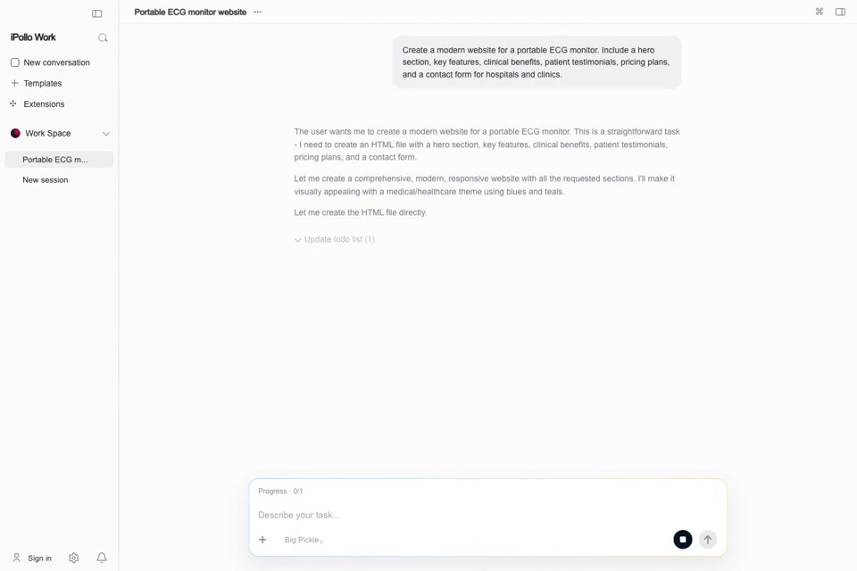 iPolloWork Demo Poster