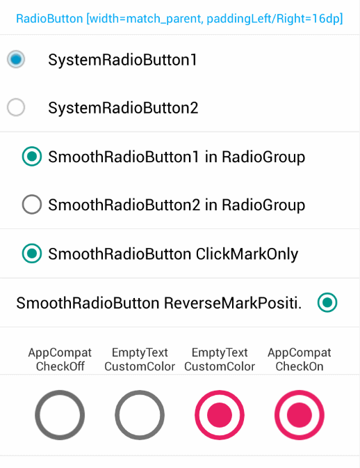 PreView of RadioButton