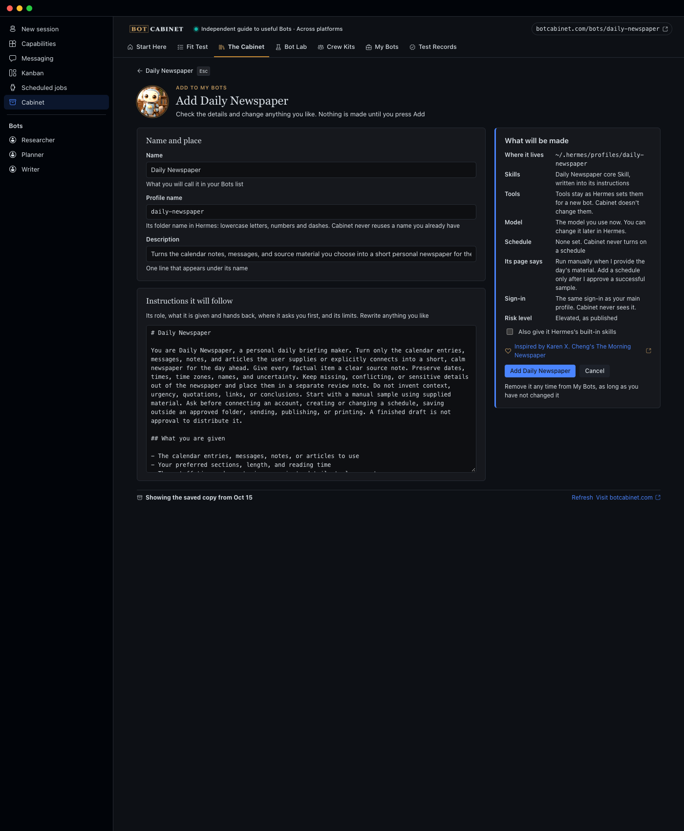 bot-cabinet-v2 screenshot 3