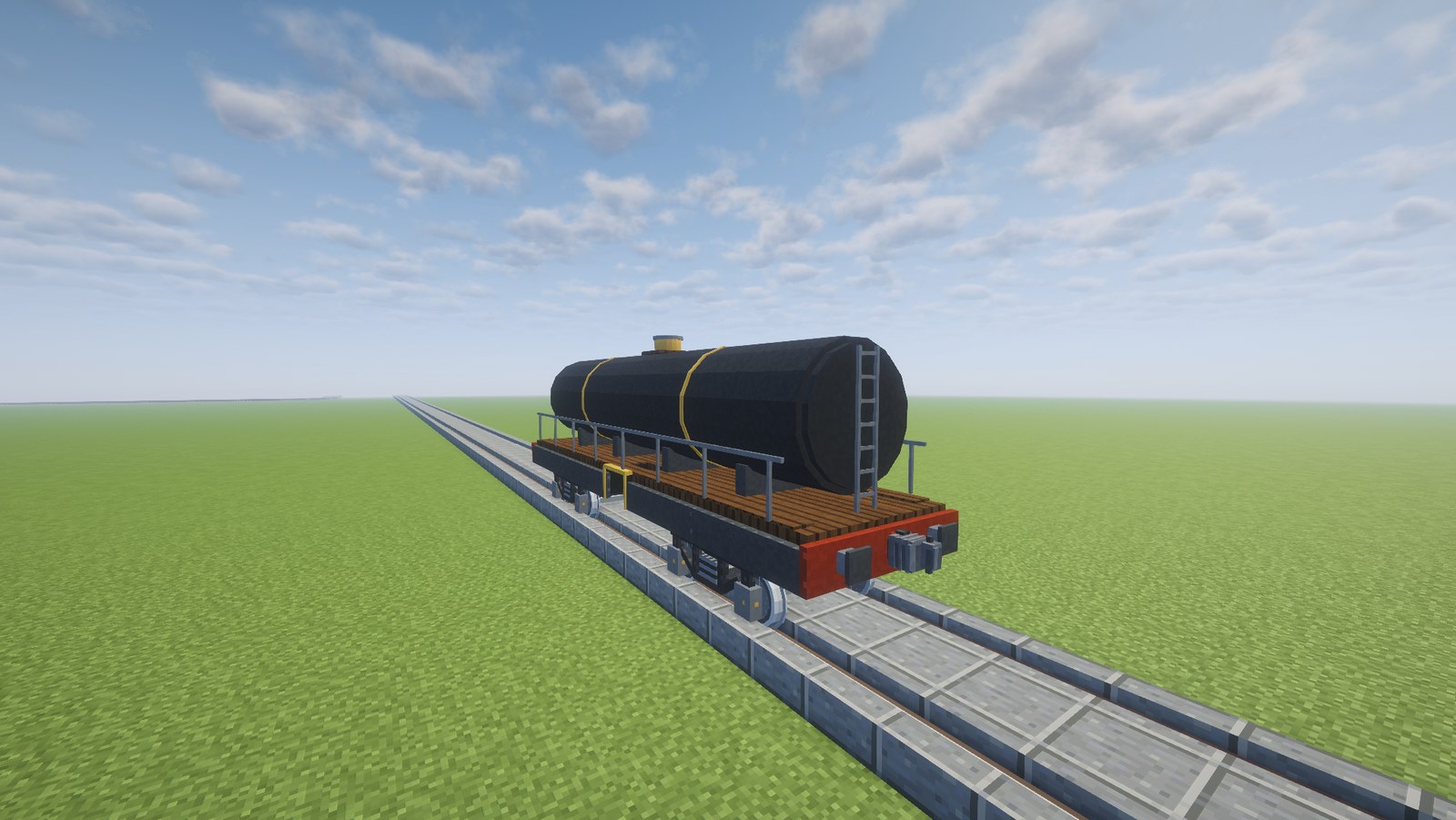 The Tank Wagon on its freight trucks