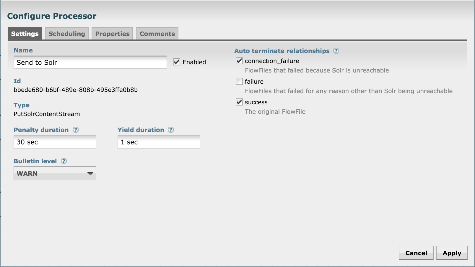 Configuration processor. ROUTEONATTRIBUTE Nifi.