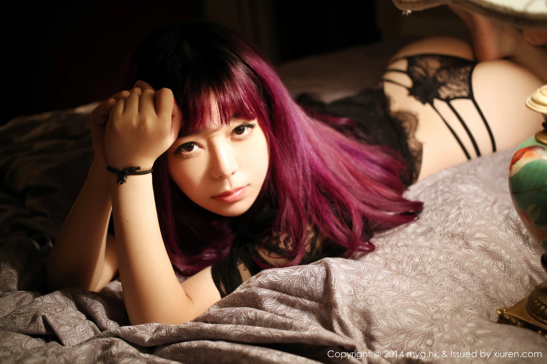 MyGirl美媛馆 Vol.078_嫩模刘飞儿Faye厦门旅拍黑色薄纱秀白嫩豪乳诱惑写真50P - 7