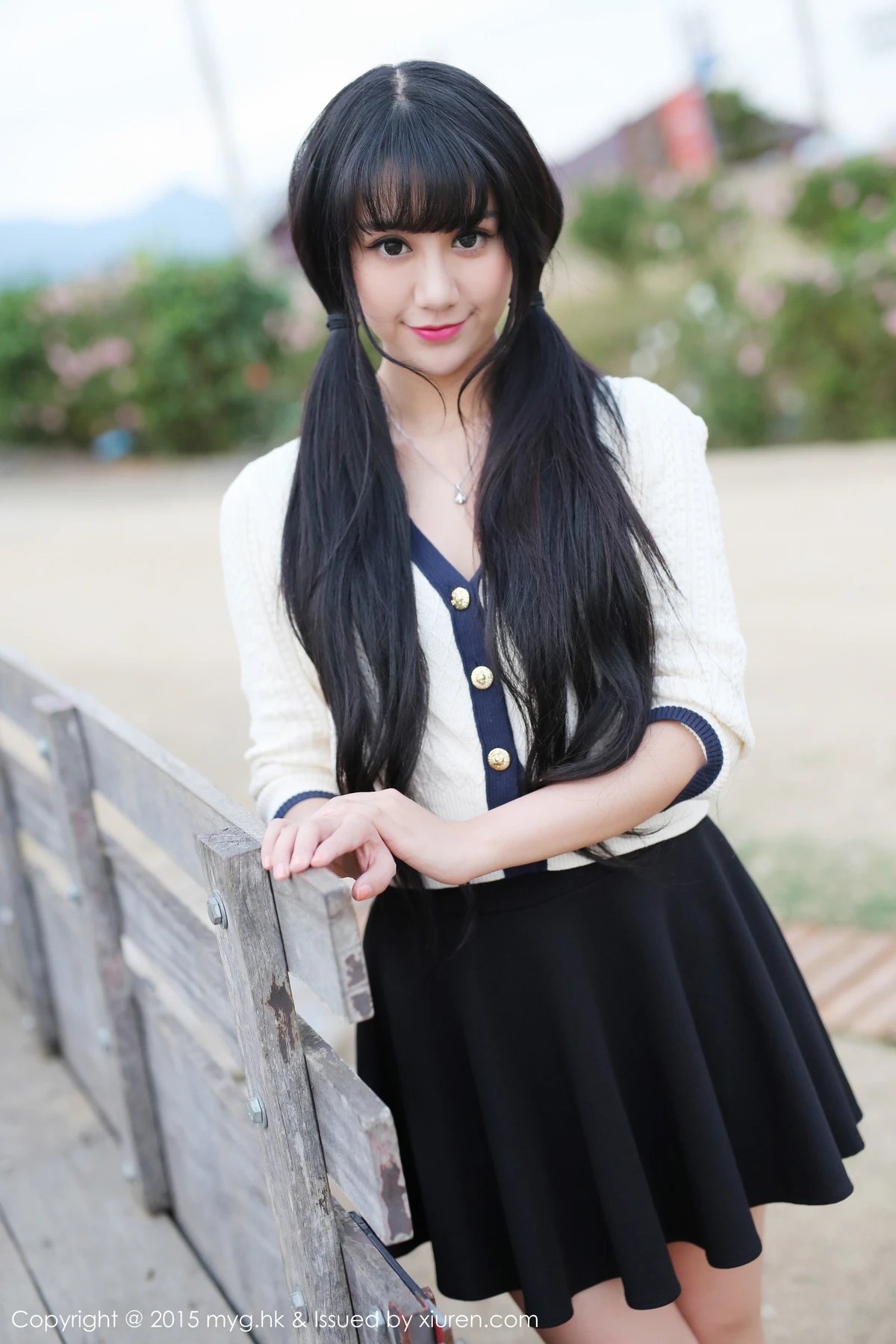 MyGirl美媛馆 Vol.102_嫩模杨晓青儿泰国Pai县旅拍白色蕾丝袜诱惑翘臀写真60P - 7