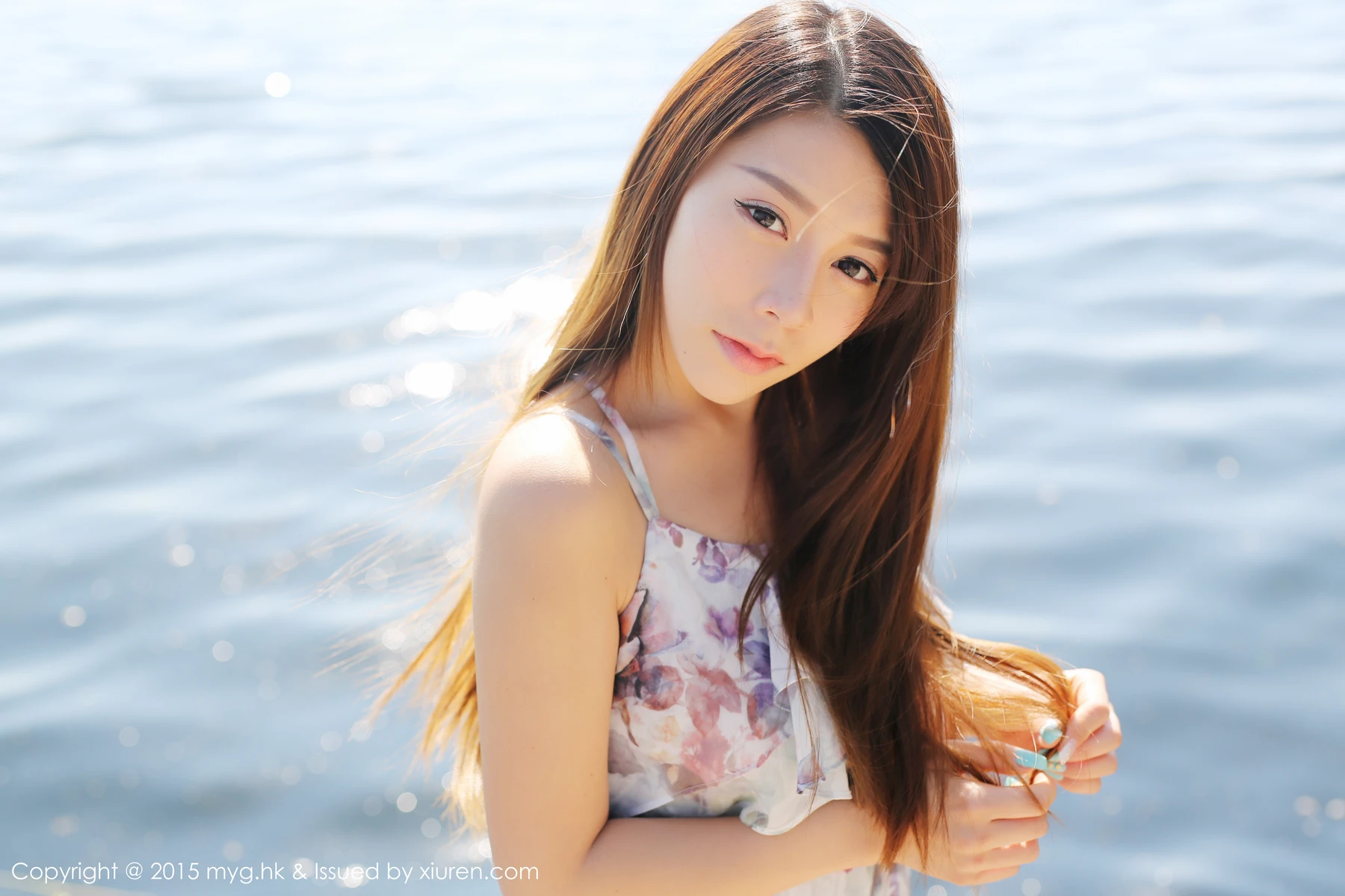 MyGirl美媛馆 Vol.106_嫩模vetiver嘉宝贝儿大理旅拍连身花长裙清新迷人写真50P - 7