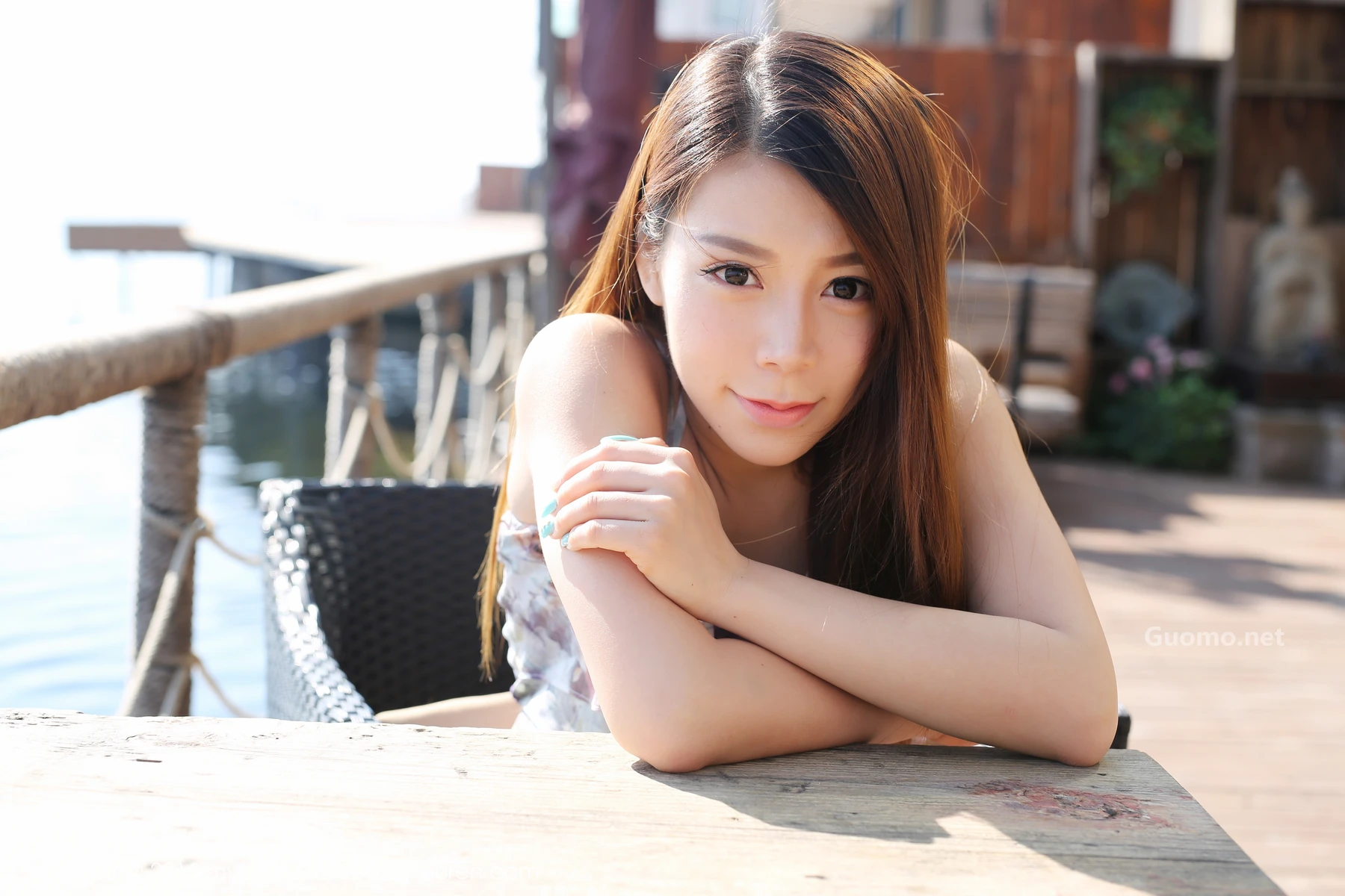 MyGirl美媛馆 Vol.106_嫩模vetiver嘉宝贝儿大理旅拍连身花长裙清新迷人写真50P - 6