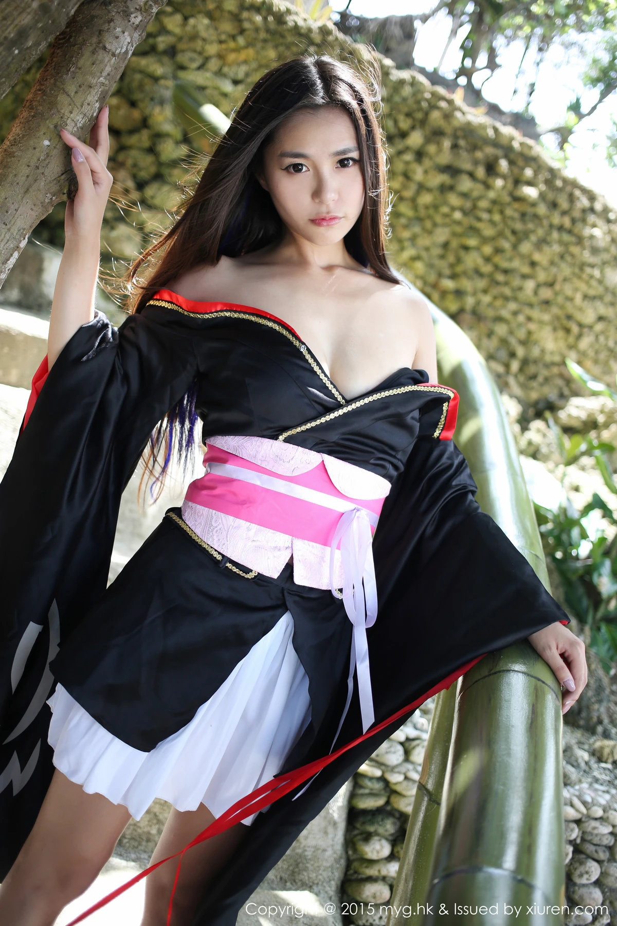 MyGirl美媛馆 Vol.136_嫩模Moa小姐菲律宾长滩旅拍日本和服秀完美曲线写真61P - 1